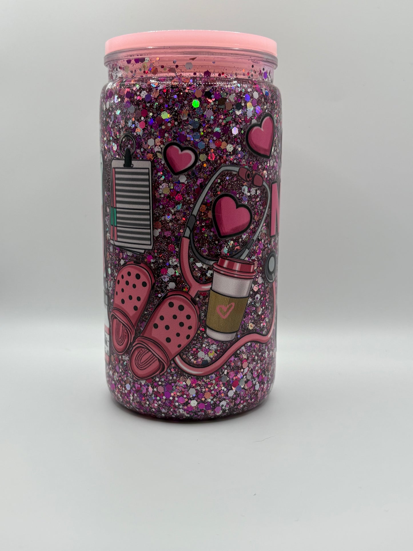 Nurse Snow Globe Cup- 16oz